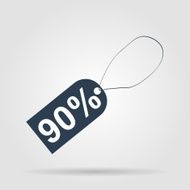 tag icon vector illustration Flat design style N90