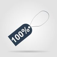 tag icon vector illustration Flat design style N91