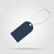 tag icon vector illustration Flat design style N93