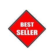 Best seller white stamp text on red background N3