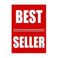 Best seller white stamp text on red background N5