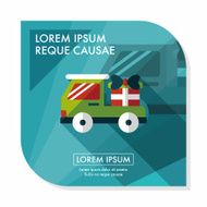 shopping cart flat icon with long shadow eps10 N14