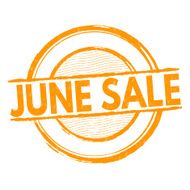 June sale stamp