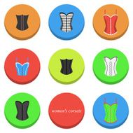 Women's corsets icons N2