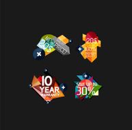 Set of labels stickers banners badges and elements for sale N15