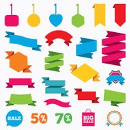 Sale speech bubble icon Big sale shopping bag N28