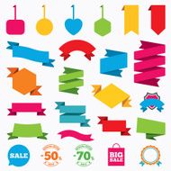 Sale speech bubble icon Big sale shopping bag N29