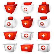 Medicine Box Icons For Ui Game