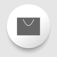 Shopping bag - Vector illustration isolated N2