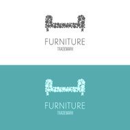 Logo badge or label inspiration with furniture N2