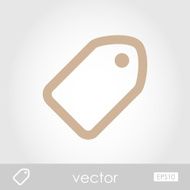 tag vector icon N2