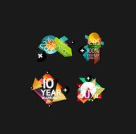 Set of labels stickers banners badges and elements for sale N20
