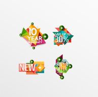 Set of labels stickers banners badges and elements for sale N25