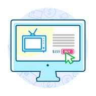 online shopping concept N24