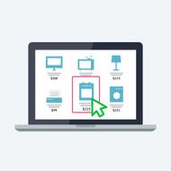 online shopping concept N25