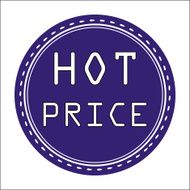 Hot price sticker