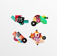 Set of labels stickers banners badges and elements for sale N26