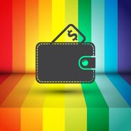 wallet vector icon