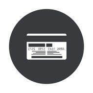 Vector modern gray circle icon N42