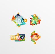 Set of labels stickers banners badges and elements for sale N30