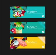 Set of banners with stickers labels and elements for sale N34