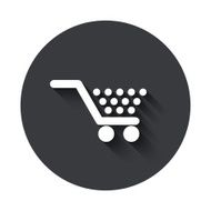 Vector modern gray circle icon N43