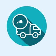Icon for vehicle delivery services and goods N2