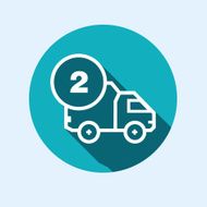 Icon for vehicle delivery services and goods N4