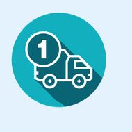 Icon for vehicle delivery services and goods N5