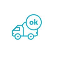 Icon for vehicle delivery services and goods N17
