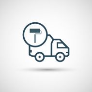 Icon for vehicle delivery services and goods N30