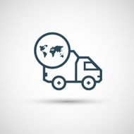 Icon for vehicle delivery services and goods N32