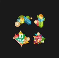Set of labels stickers banners badges and elements for sale N38