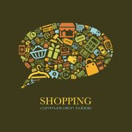 shopping communication bubble N2