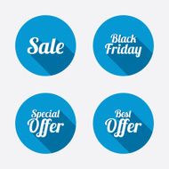 Sale icons Best special offer symbols N10