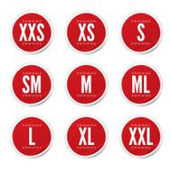 Retail Stickers - Sizes