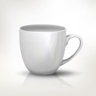 Clear tea cup illustration