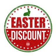 Easter discount stamp
