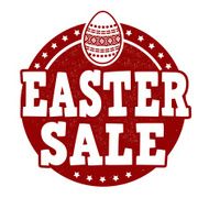 Easter sale stamp