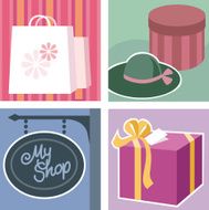 Illustrations theme - shopping