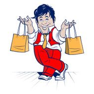 shopping funny character N2