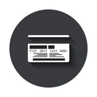Vector modern gray circle icon N45