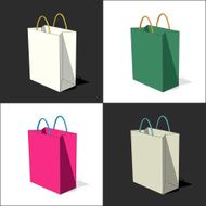 colored bag