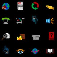 Web and Computing Icons Series Set N2