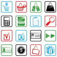 Icon Set Shopping N5