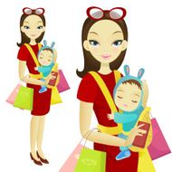 shopping mother N2