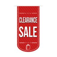 Clearance sale banner design
