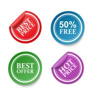 Vector sale stickers N2