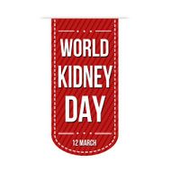 World kidney day banner design