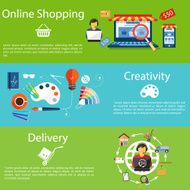 Internet shopping creativity and delivery